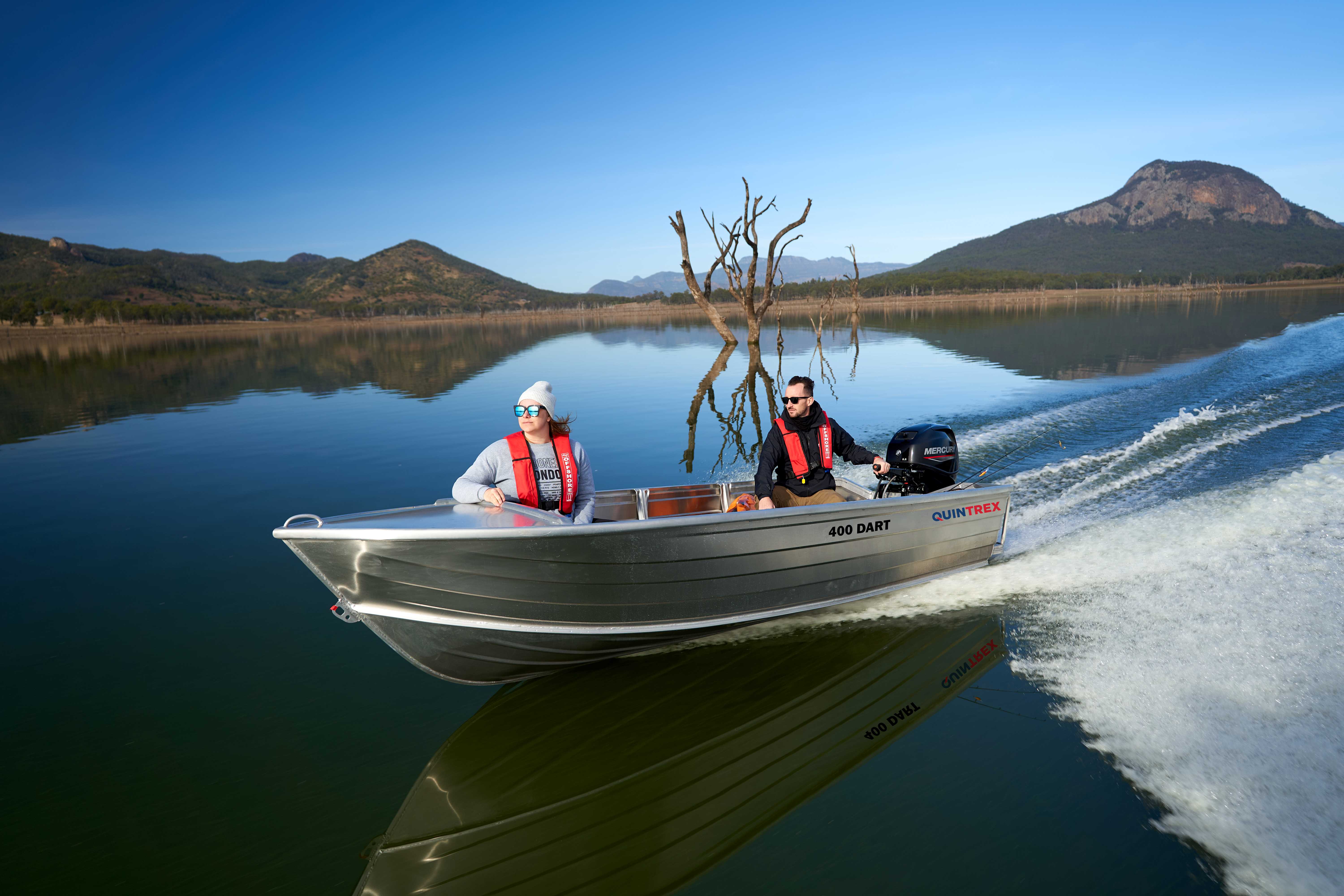 Quintrex 400 Dart Aluminium Boat Range